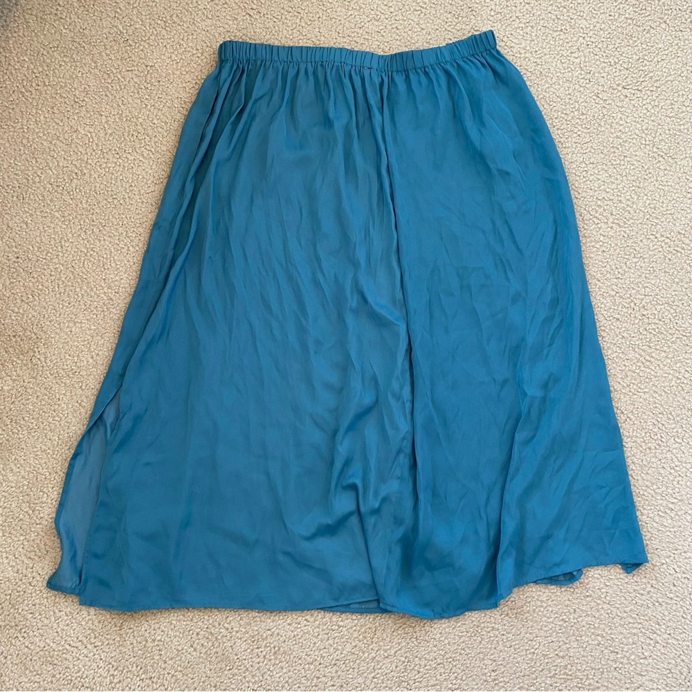 Kori Plus Women's Elegant Blue Skirt Size XL - Picture 5 of 5